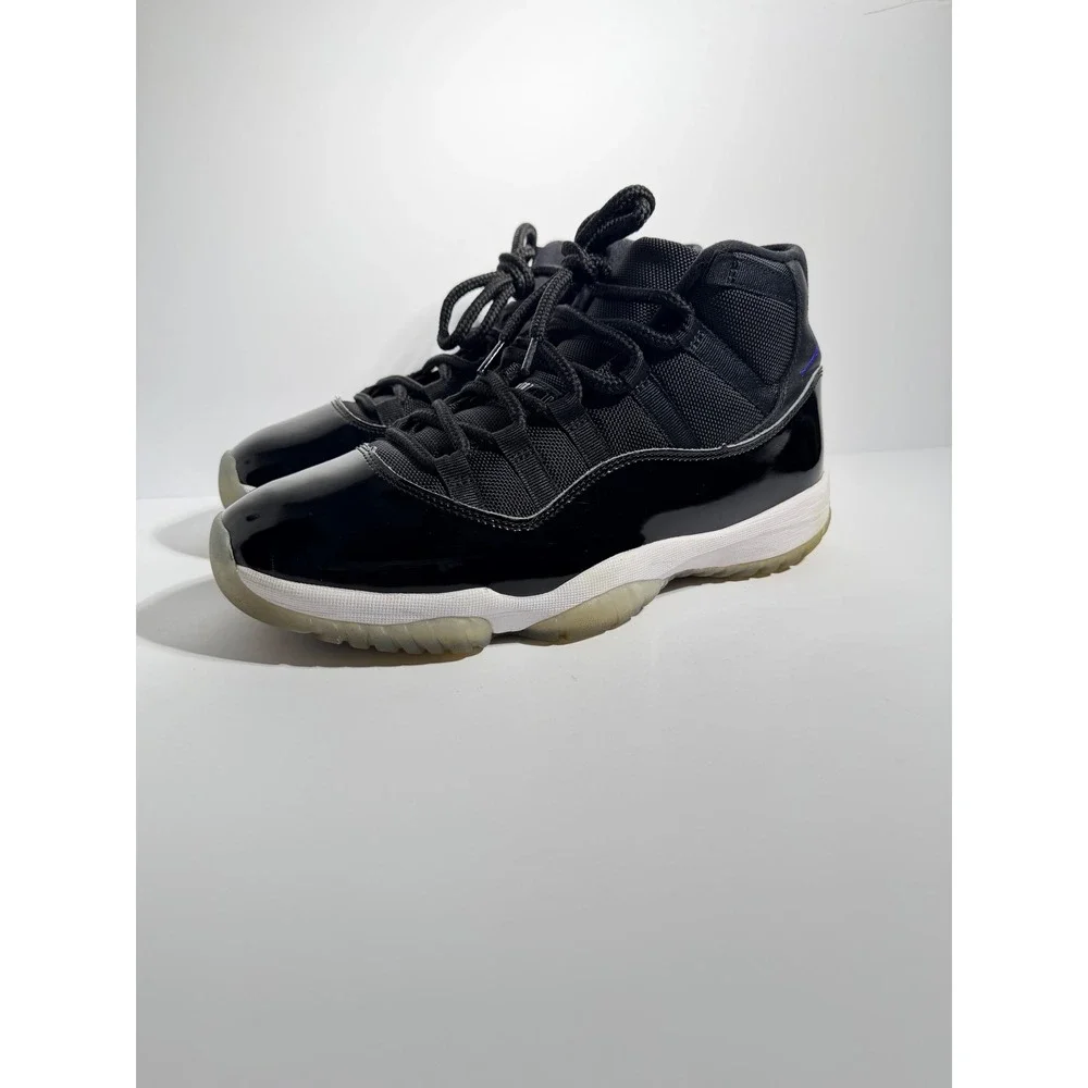 2016 Jordan Air Jordan 11 Retro Space Jam Mens Black Purple size 10 378037-003